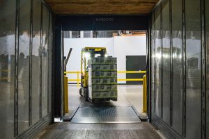 conditionnement cartons camion