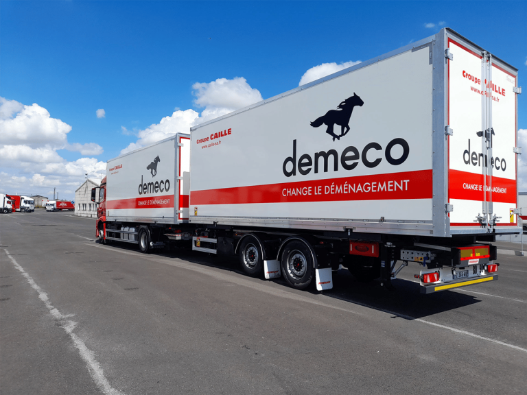 camion caille double