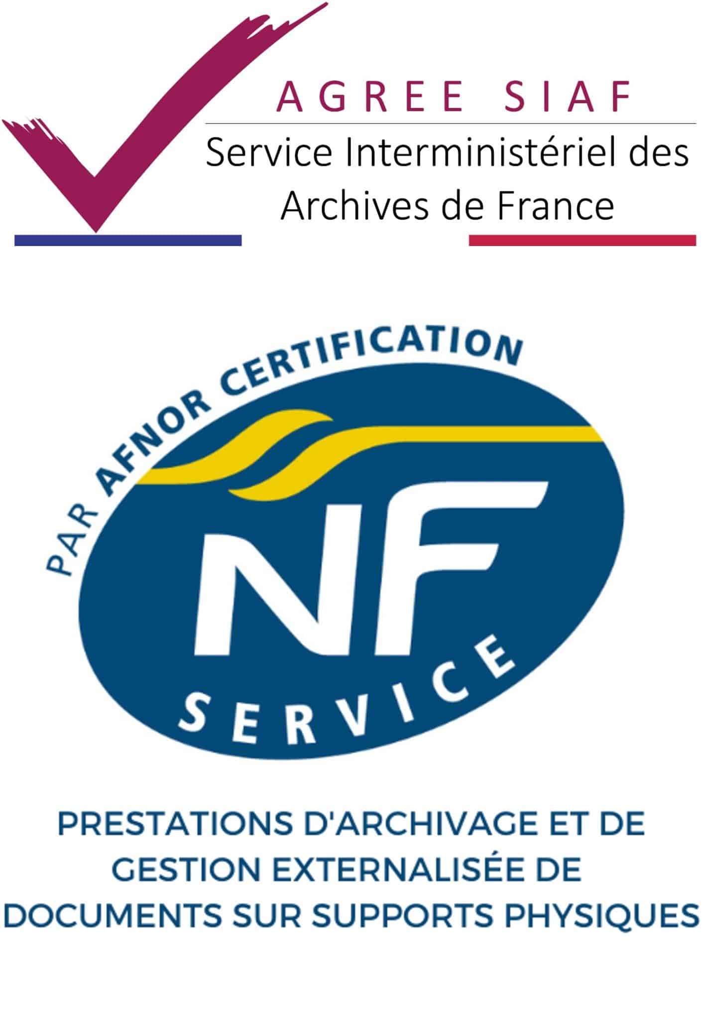 certifications archivage