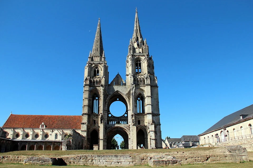 L’ancienne abbaye Saint-Jean-des-Vignes à Soissons.