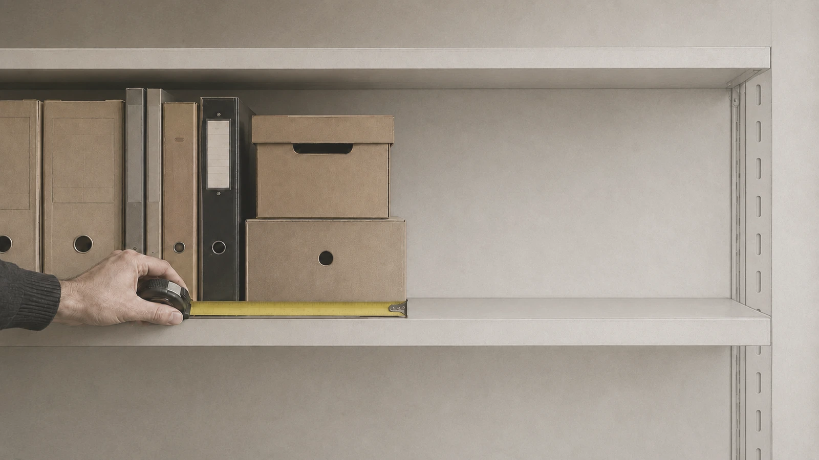 Évaluation du volume d’archives : illustration