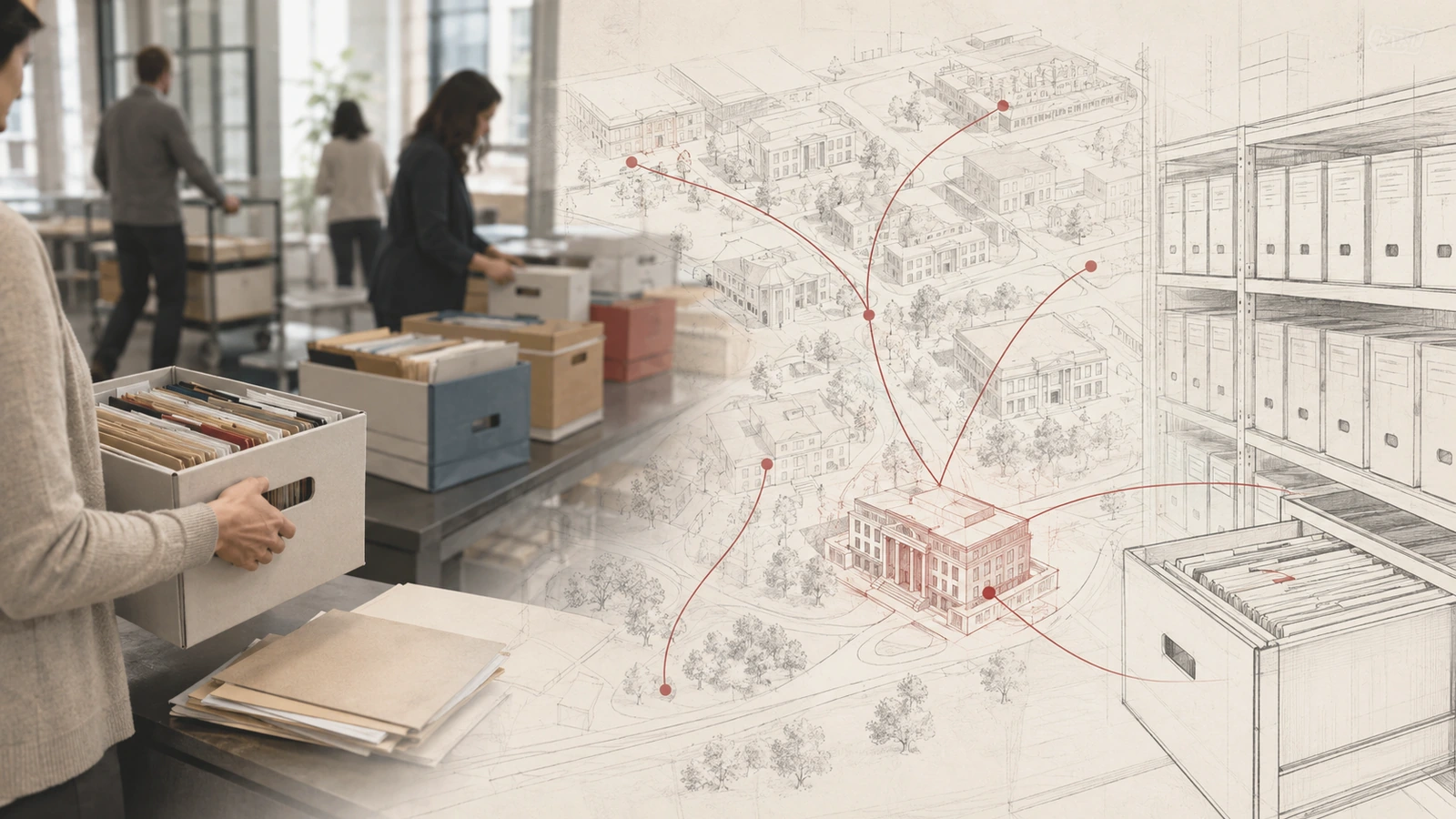 Archivage universités et enseignement : illustration